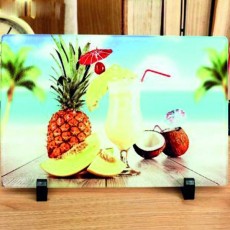 Fotoğraf Baskılı Cam Kesme Tahtası (18x27 cm)