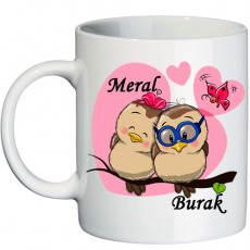 İsimli Sevgili Kupa Bardak