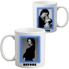 Erkek Bebek Anneleri İçin Before-After Kupa Bardak