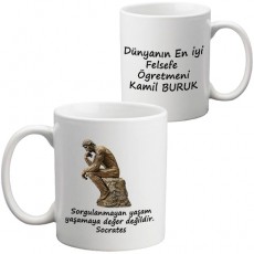 Öğretmenler Günü Hediyesi - Felsefe Öğretmeni Kupa Bardak
