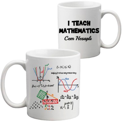 Matematik Öğretmenine Öğretmenler Günü Hediyesi Kupa Bardak