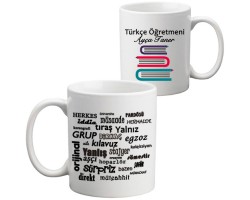 Türkçe Öğretmenine Öğretmenler Günü Hediyesi Kupa Bardak