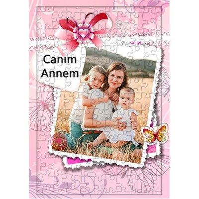 Anneler Günü Hediyesi - Fotoğraf Baskılı Puzzle