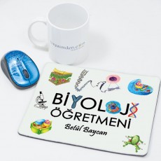 Biyoloji Öğretmenine Öğretmenler Günü Hediyesi Mousepad