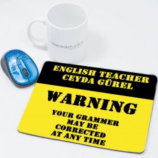 İngilizce Öğretmenine Öğretmenler Günü Hediyesi Mousepad