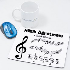 Müzik Öğretmenine Öğretmenler Günü Hediyesi Mousepad