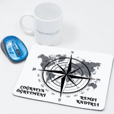 Coğrafya Öğretmenine Öğretmenler Günü Hediyesi Mousepad