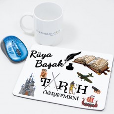 Tarih Öğretmenine Öğretmenler Günü Hediyesi Mousepad