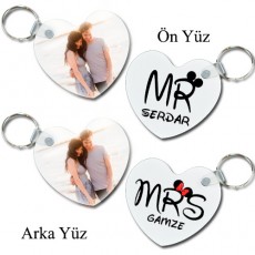Mrs & Mr Sevgili Anahtarlık Seti