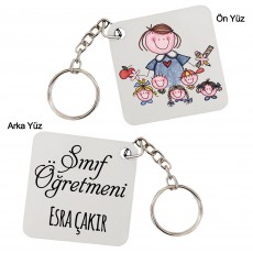 Sınıf Öğretmenine Hediye Anahtarlık
