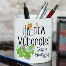 Harita Mühendisine Hediye İsimli Kalemlik